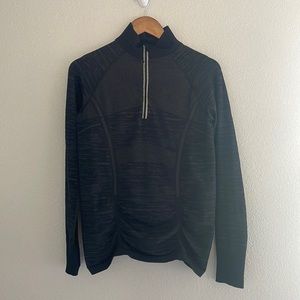 Athleta long sleeve running shirt Mock Neck